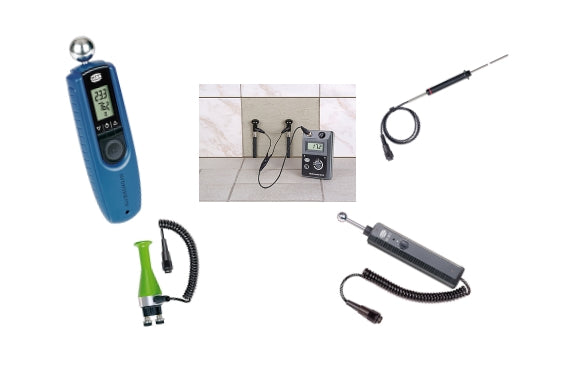 Geräte und Zubehör > Prüfung & Analyse > digitale Feuchtemesser und Thermometer