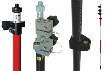 Prismen- und GNSS-Stäbe