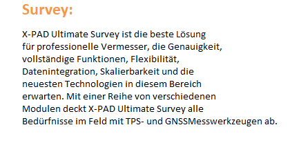 X-Pad Survey