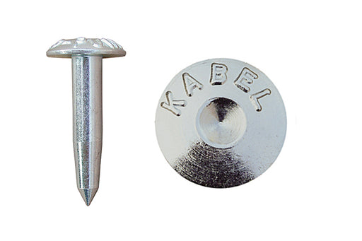 Vermarkungsnagel mit Aufschrift, "KABEL", 50/75 mm