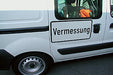 KFZ-Magnetschild "Vermessung", 60 x 33 cm