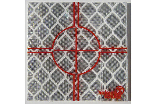 Reflex-Zielmarke 4 x 4 cm, silber