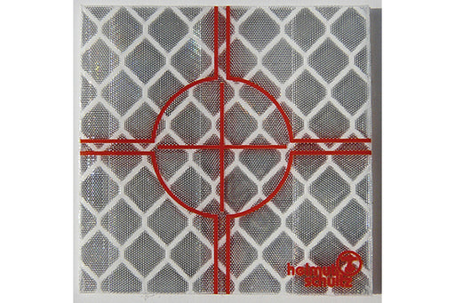 Reflex-Zielmarke 3 x 3, 4 x 4 oder 6 x 6 cm in silber