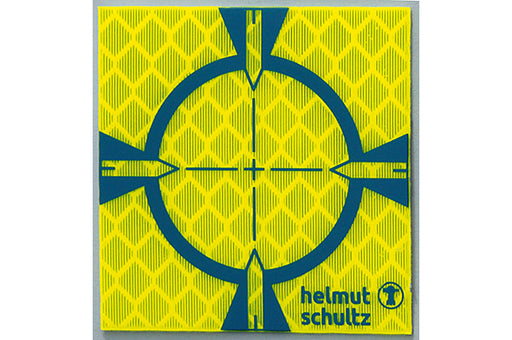 Reflex-Zielmarke 3 x 3, 4 x 4 oder 6 x 6cm in neon-gelb