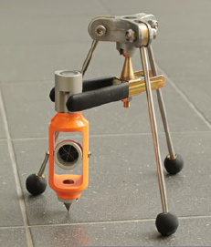 Mini-Stativ mit Kugelkopf-Klammer und Gummikugeln