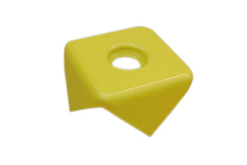 FENO-Aluminium-Kopf, gelb, 90 x 90 x 45 mm