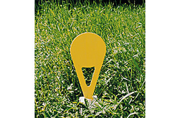 FENO-Signaltafel mit Zentrierung, in gelb oder rot