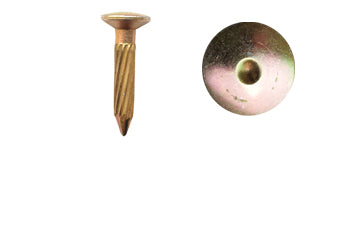 Vermarkungsnagel mit Linsenkopf (gewölbt)