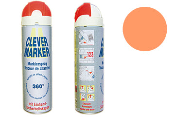 360° Markier-Spray CLEVER MARKER, leucht-orange