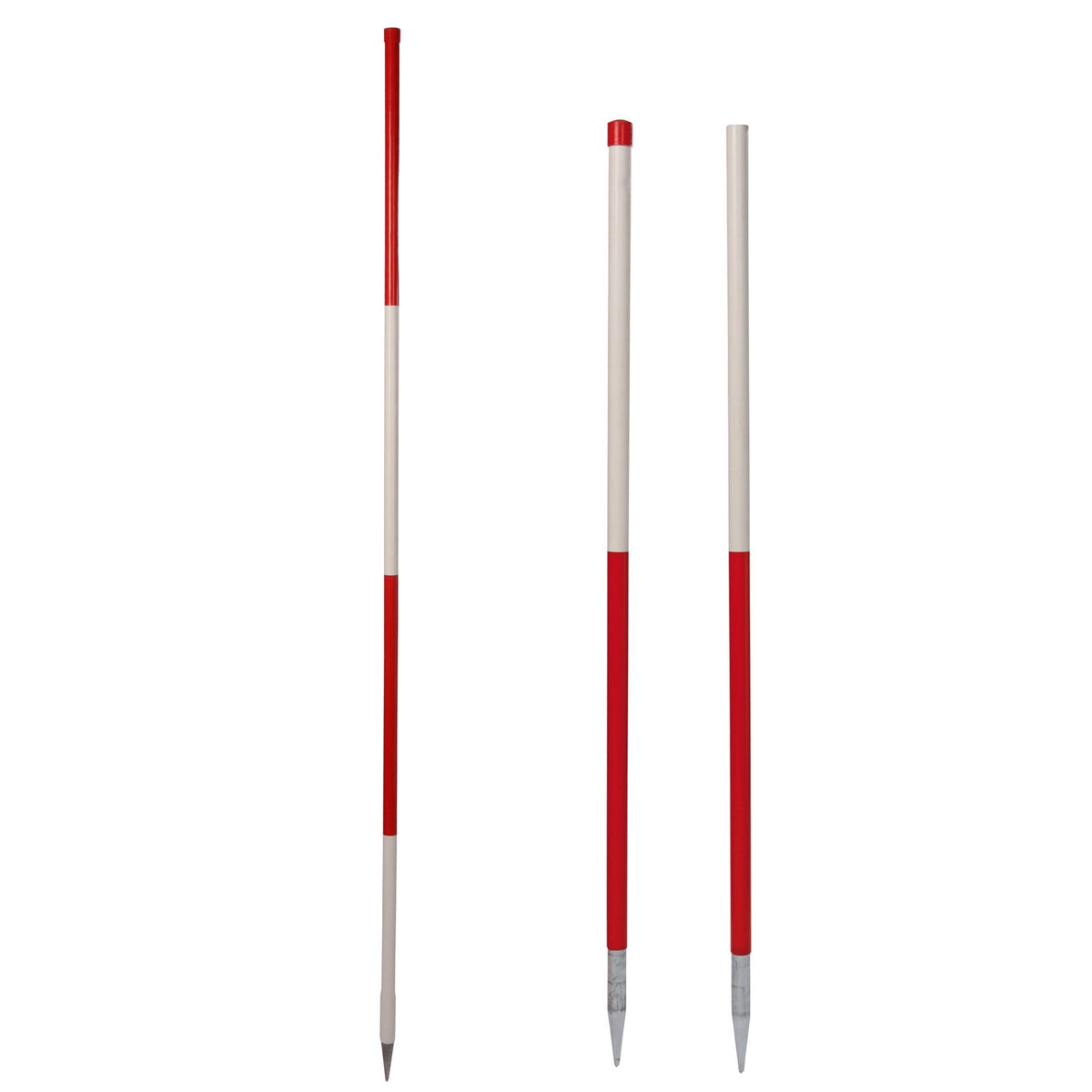 3x 2 M Holz-Fluchtstab – Zerlegbarer Vermessungsstab In BW-Tasche (Nedo/Nestle)