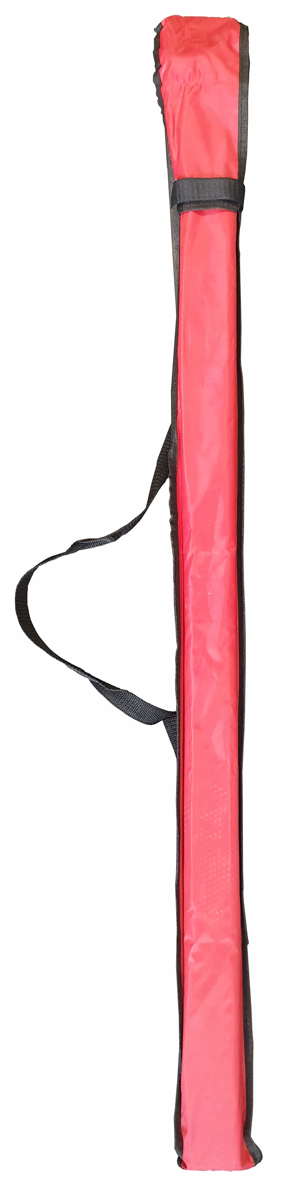 Teleskop-Nivellierlatte, Aluminium, Kunststoff-Knopf, von 1,22 m auf 5,0, Rückseite NULLPUNKT unten