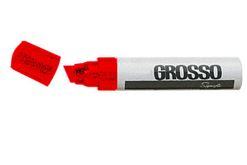 Permanent-Marker (Filzstift), rot, 4 - 12 mm