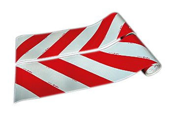 Kfz-Warnmarkierung, selbstklebende Folie, Breite 282 mm, links-abweisend