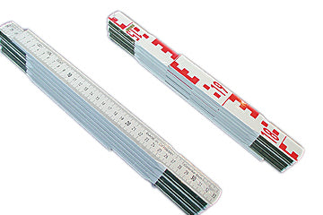 großer Geometer-Gliedermaßstab mit E-Teilung, 2 m