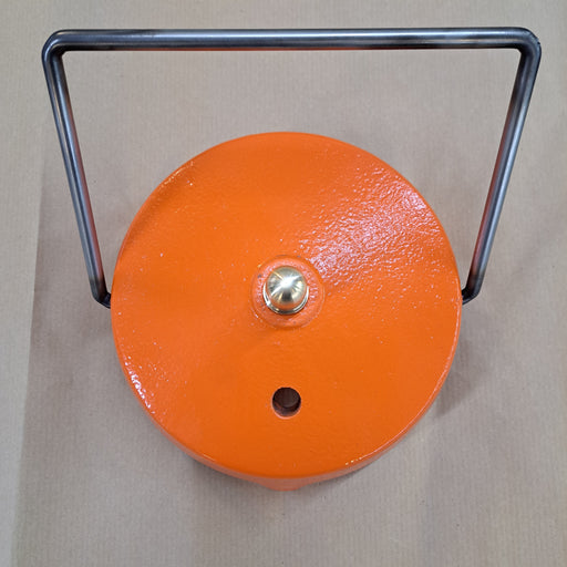 Bodenplatte GB600 - Lattenuntersatz (Frosch), 6,0 KG,mit Metall-Bügel ohne Spitzen