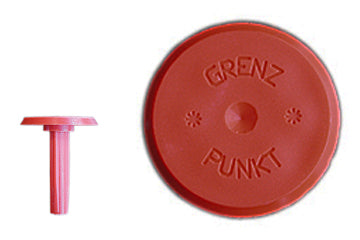 1/2"-Kunststoffkappe OHNE Splint, rot, 60 mm