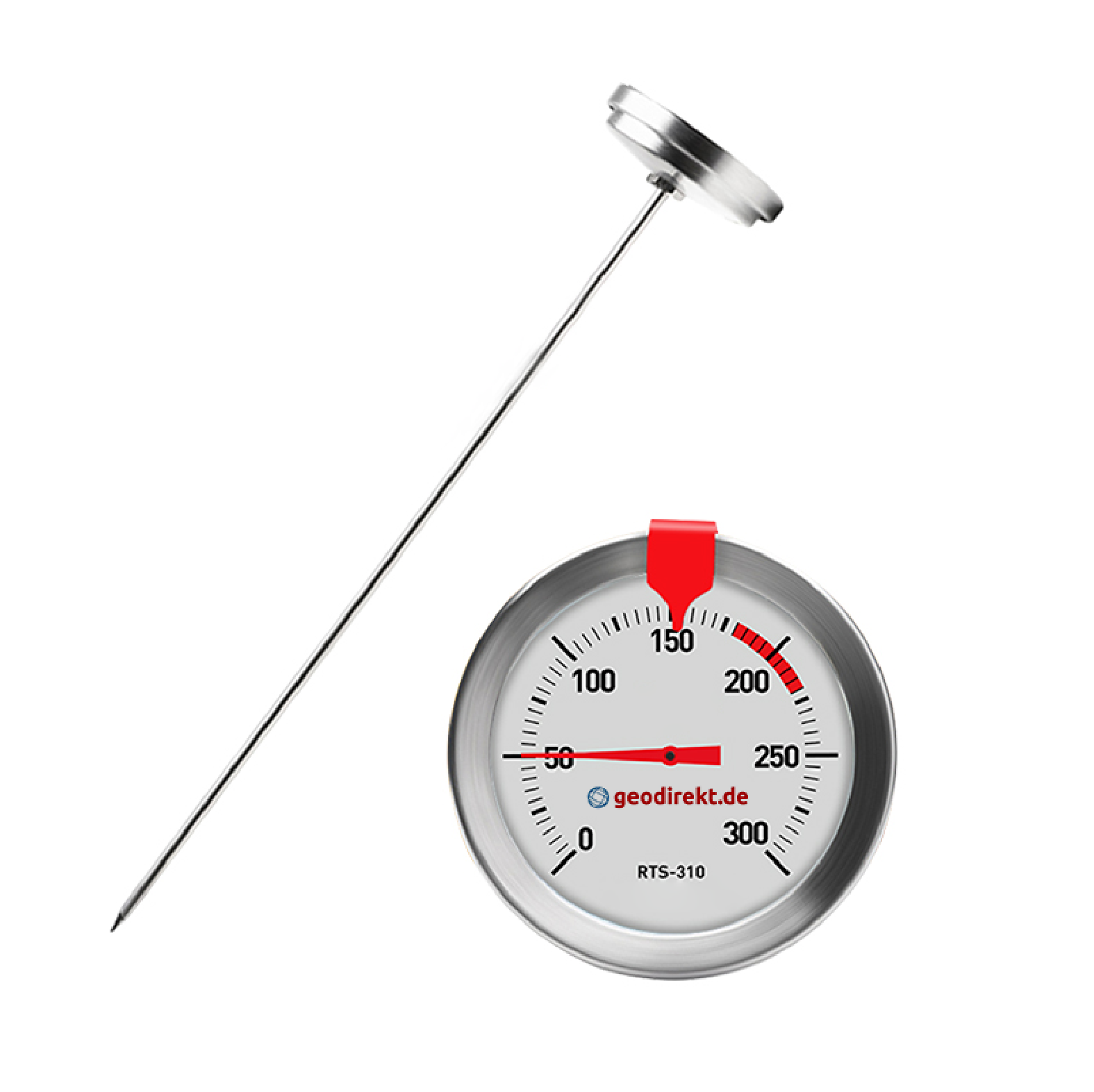 Asphalt-Thermometer, 0°C bis 300°C