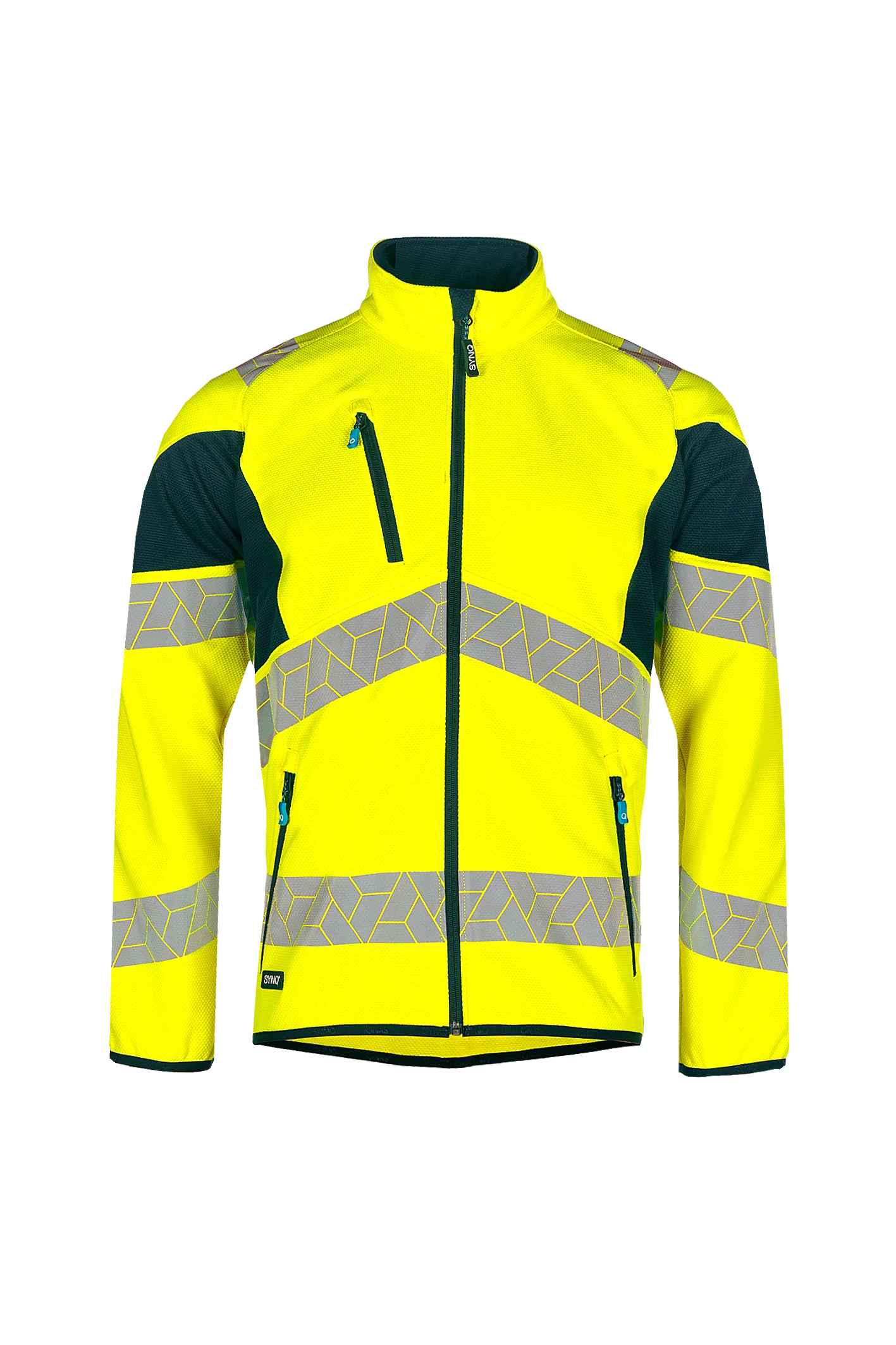 MIDLIGHT Midlayer Jacke Fleece, leuchtgelb oder leuchtorange