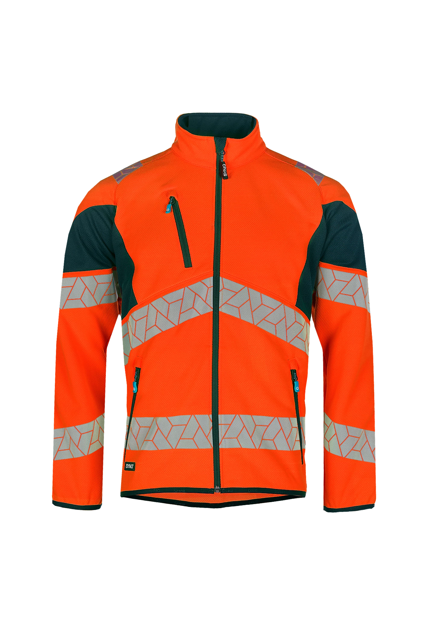 MIDLIGHT Midlayer Jacke Fleece, leuchtgelb oder leuchtorange