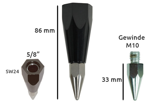 SECO-Spitze, komplett,