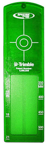 Zieltafel groß "grün" für Kanallaser 350-500 mm