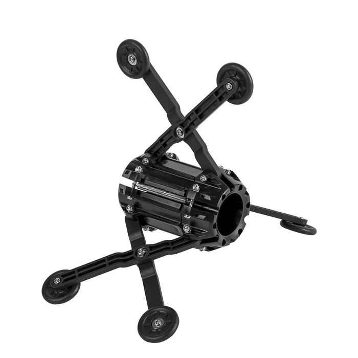 Gleitkufe Kunststoff mit Rollen, Durchmesser von 120 mm bis 250 mm, passend zum Kamerakopf 38 mm