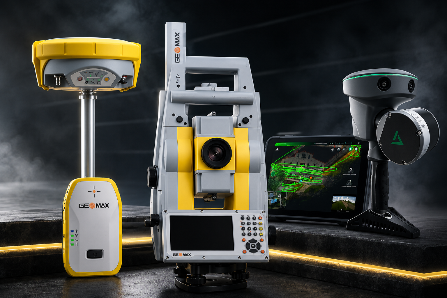 Totalstationen & GNSS- System und Scanner