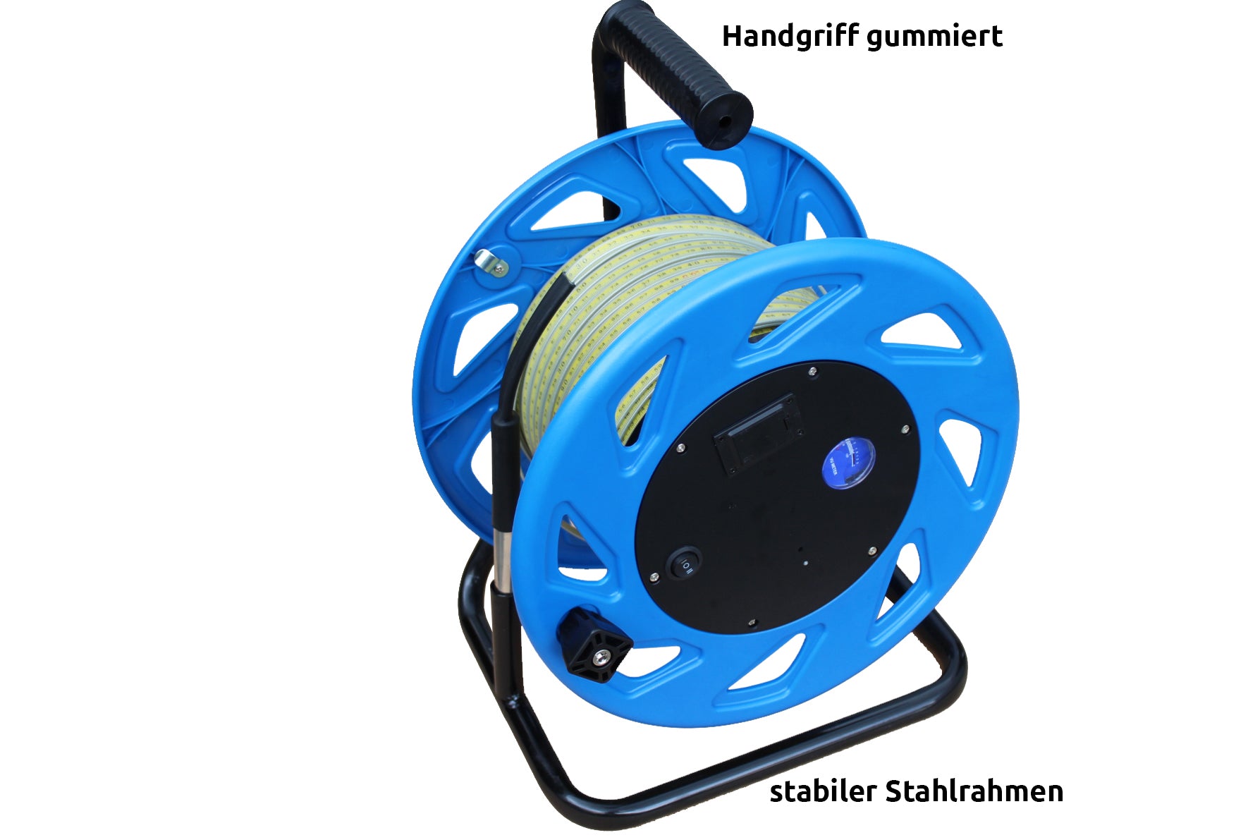 Kabellichtlot auf Stützrahmen Länge 50 m