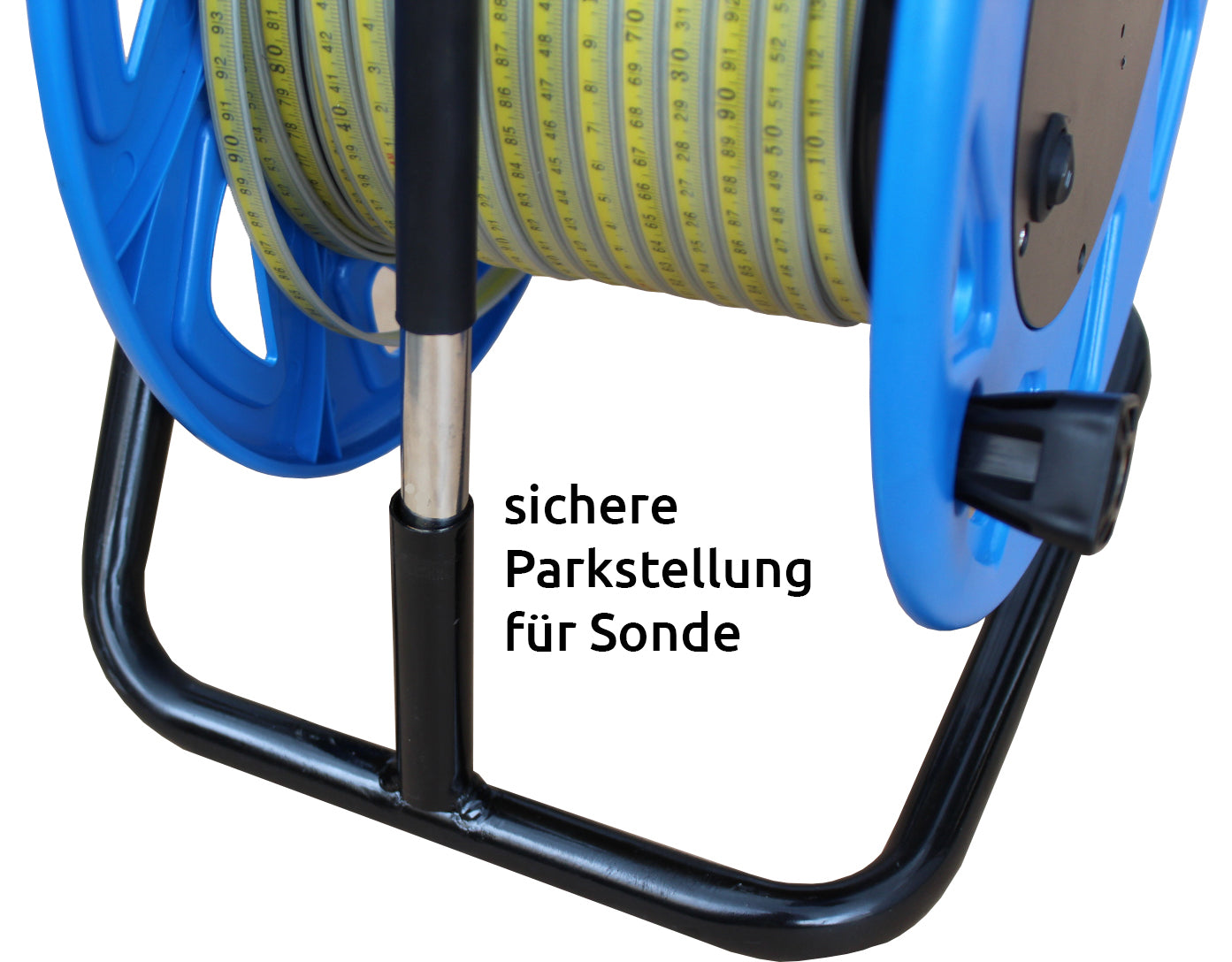 Kabellichtlot auf Stützrahmen Länge 50 m