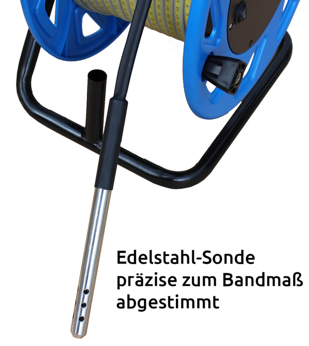 Kabellichtlot auf Stützrahmen Länge 100 m