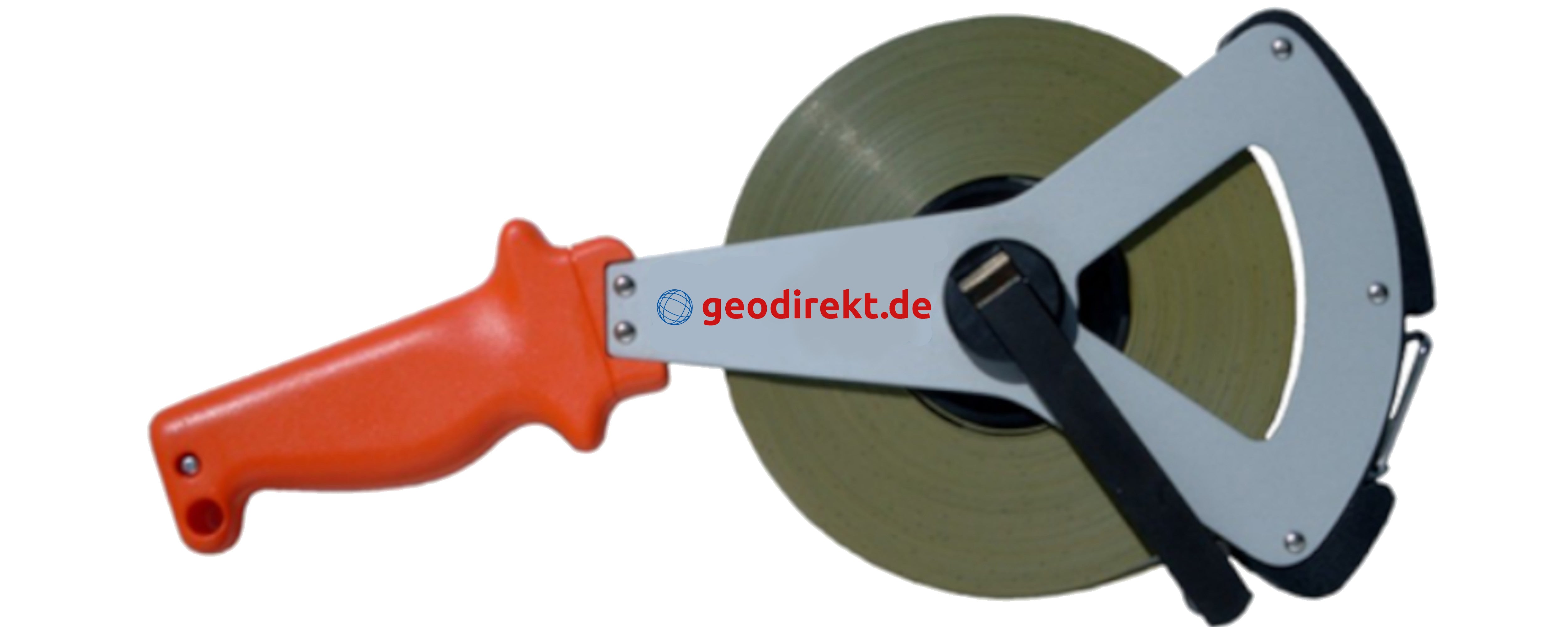 Stahlbandmaß nichtrostend, mit Schutzlackierung, 13mm breit | Leichtmetallrahmen Typ "V"- 100m