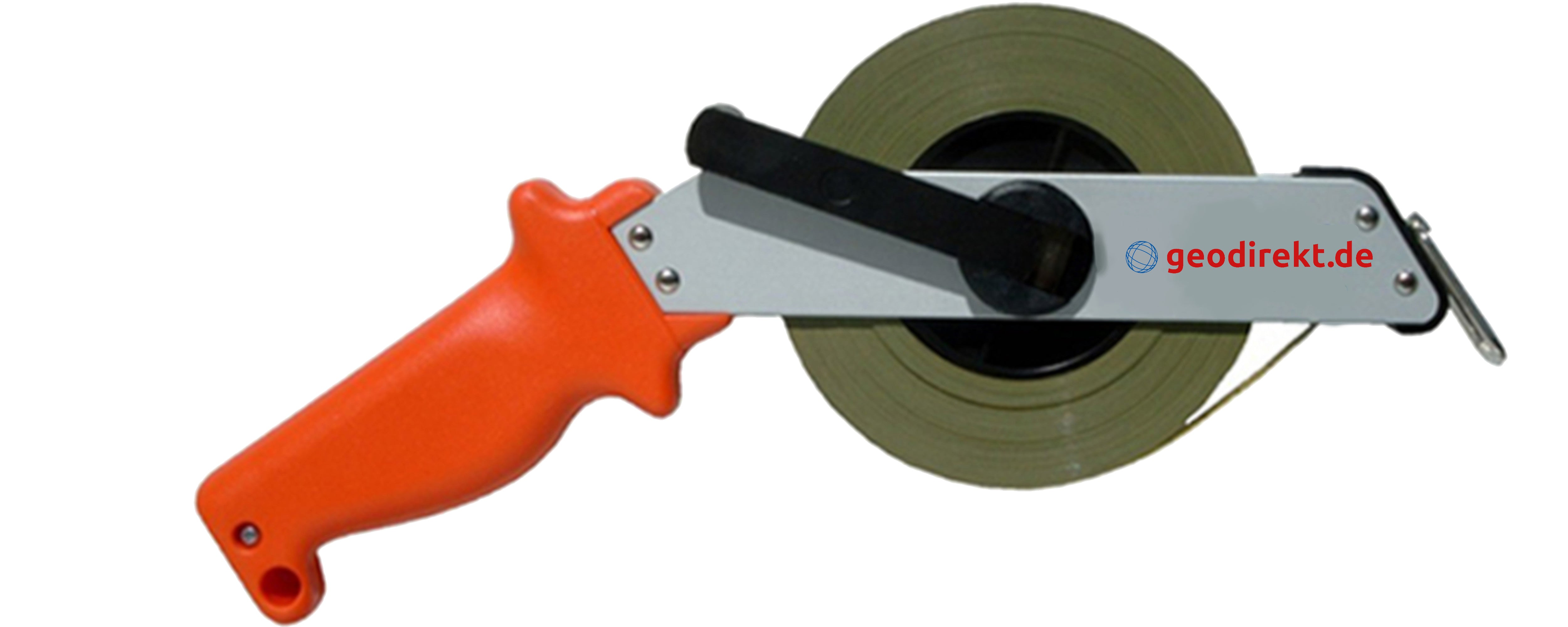 Stahlbandmaß, weißlackiert, 13mm breit | Leichtmetallrahmen Typ "SR"