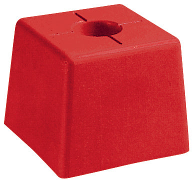 FENO-Großes Modell, rot, 105 x 105 x 85 mm mit Aufschrift "Grenzpunkt"
