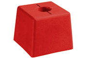 FENO-Großes Modell, rot, 105 x 105 x 85 mm mit Aufschrift "VERM.-PUNKT"