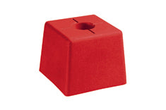 FENO-Standard-Kopf, rot, 90 x 90 x 65 mm mit Aufschrift "GRENZ-PUNKT"