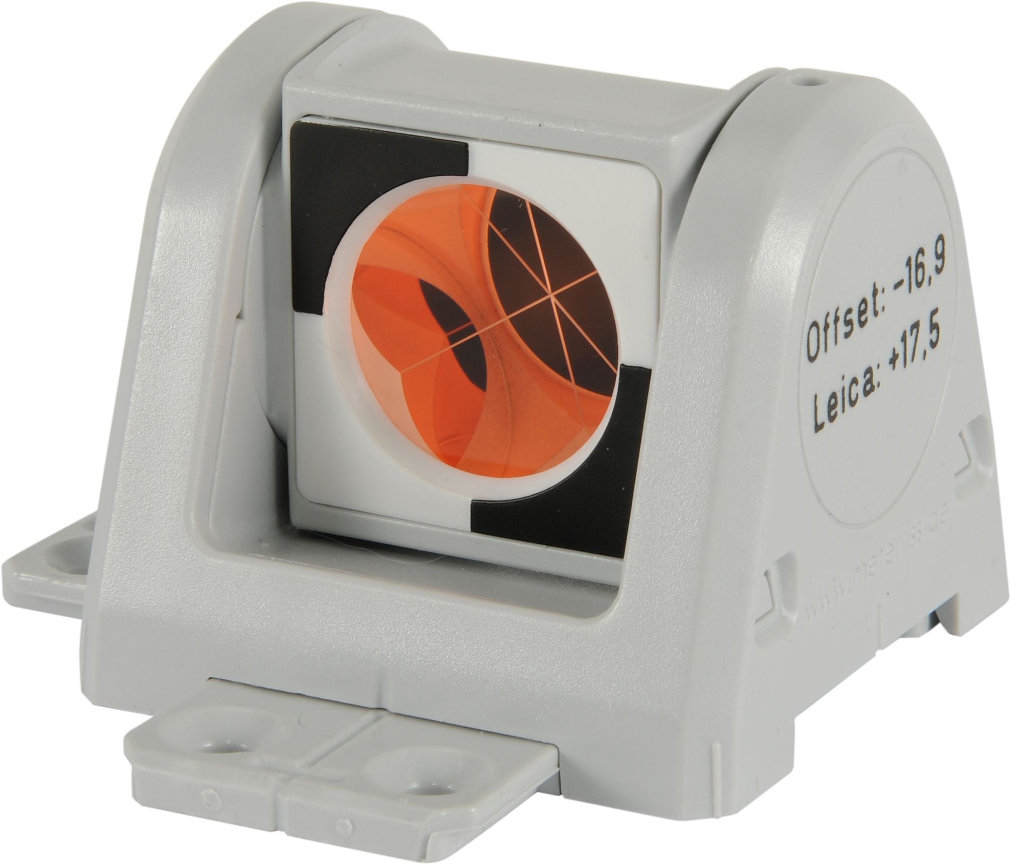 RSMP380G-C drehbares Mini-Prisma grau, kupferbeschichtet, Ø 25,4 mm