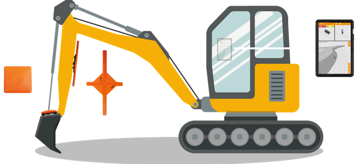excav PILOT 3D Bagger-Steuerung