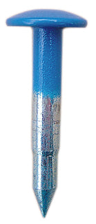 Vermarkungsnagel, großer Kopf, 60 mm, blau