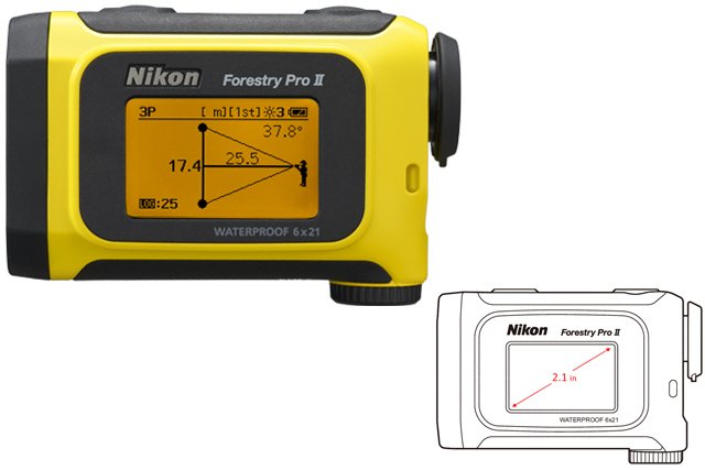 Nikon Entfernungsmesser LRF Forestry Pro 2