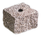 FENO-Naturgranit-Kopf, ca. 105 x 105 x 85 mm