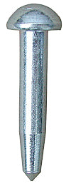 Vermarkungsnagel mit halbrundem Kopf, 75 mm